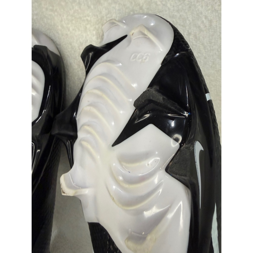 Nike Vapor Edge Pro 360 Football Cleats Mens Black White Grey Ghost Lace - Picture 7 of 7